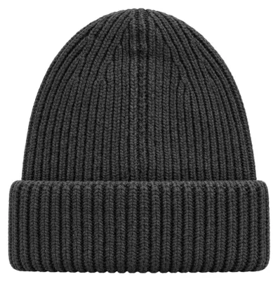 Productafbeelding van Moncler wollen muts, zwart, met logo