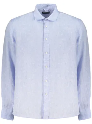 Image de Chemise bleue à manches courtes pour homme - Élégance et durabilité