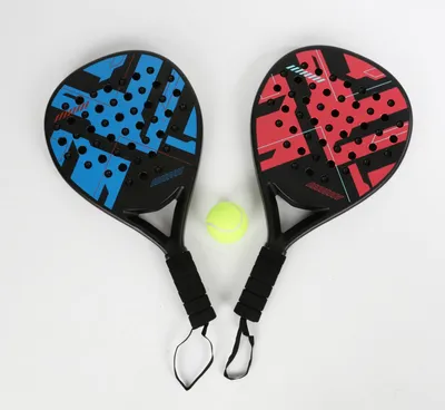 Produktbild von 6x Padel-Tennis Set mit Ball robuste Padel-Schläger für Freizeit Training Gruppen Sport Outdoor Maße ca. 45,5x25,5x3,8 cm