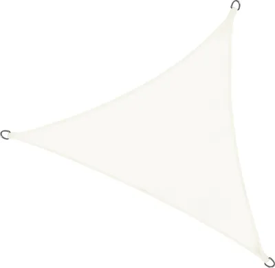 Produktbild von Sonnensegel 3,6 x 3,6 x 3,6 m elfenbein/weiß dreiceckig Samos wasserabweisend