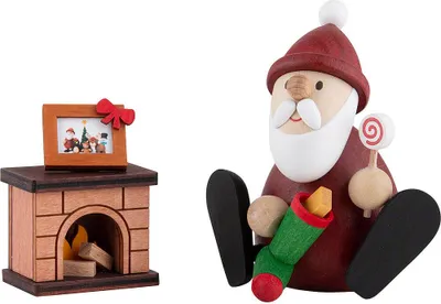 Productafbeelding van Kerstman met schoorsteen (8,5 cm) van Ullrich Kunsthandwerk