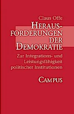 Produktbild von Herausforderungen der Demokratie