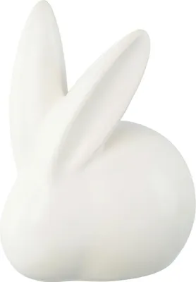 Produktbild von Deko-Hase - 9 x 9 cm - Weiß - Keramik - matt