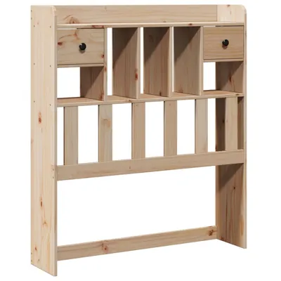 Produktbild von Kopfteil mit Stauraum 90 cm Massivholz Kiefer