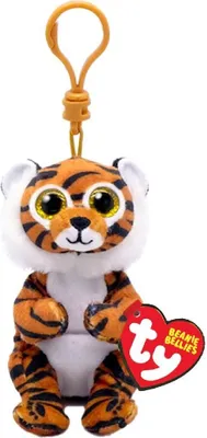 Zdjęcie produktu dla ty Beanie Bellie Clips - brelok do kluczy Tiger Clawdia - ok. 9,5 cm
