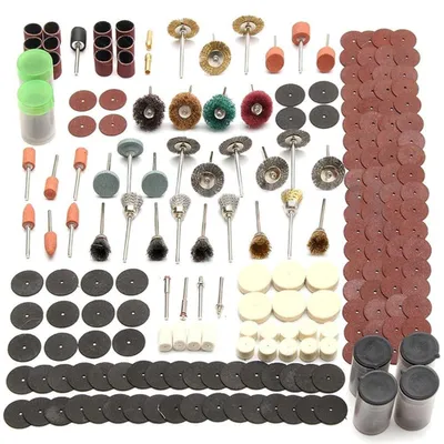 Produktbild von Rotationszubehör Kit - Multifunktionales Werkzeugset - Kompakt und Langlebig - 343 Teile - Ideal für Detailarbeiten - Geeignet für H...