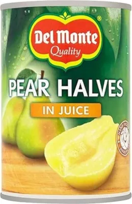 Zdjęcie produktu dla Del Monte gruszki połówki w soku soczysty smak 415g