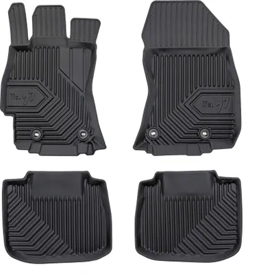 Produktbild von Fußmatten Gummimatten No.77 für Subaru Outback V 2014-2019 TPE Schwarz 4 tlg