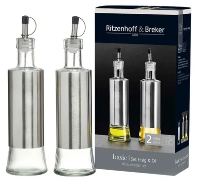 Image de Ritzenhoff & Breker 823523 Ritzenhoff & Breker Set de bouteilles de vinaigre/d'huile BASIC
