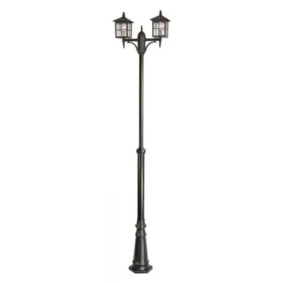 Immagine prodotto di Lanterna da giardino 280 cm 2xE27 nero IP43 SU-MA Venezia OGMWN 2 KW