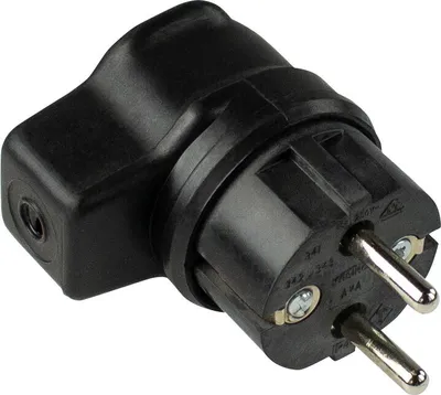 Produktbild von as-Schwabe Vollgummi Winkelstecker Schutzkontakt max. 2.5mm² 230V 16A IP44