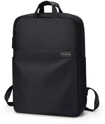 Produktbild von Golf-Notebook-Rucksack 17 Zoll Reiserucksack Handgepäck Business-Tasche mit Laptopfach für Büro und Freizeit, Schwarz