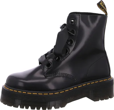 Produktbild von Dr. Martens Molly Platform Schnürstiefel Schwarz