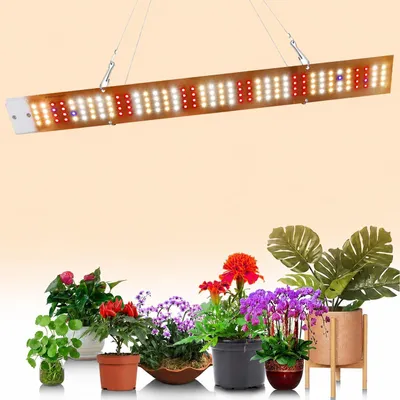 Produktbild von 40W 156LEDs Pflanzenlampe Vollspektrum Pflanzenlicht Grow Lampe Wachstumslampen für Zimmerpflanzen Sämlinge Gemüse
