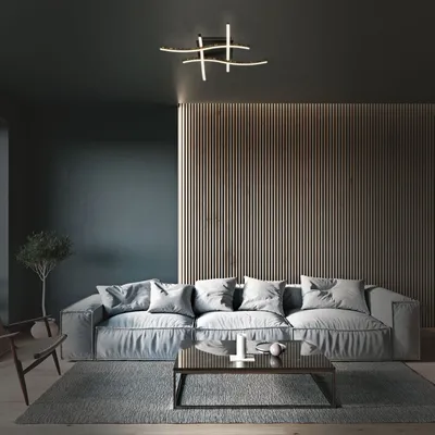 Obrázok produktu pre Briloner LED stropné svetlo čierne 65x65cm 24W 2800lm teplá biela 3000K trblietavý efekt
