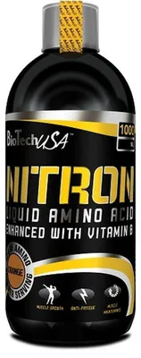 Image de BioTech USA Liquid Amino 1000 ml citron / Acides aminés complexes / Acides aminés liquides enrichis en l-glutamine, bcaa, l-arginine et vitamine b6