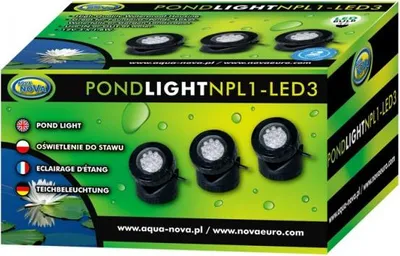 Zdjęcie produktu dla Aqua Nova Oświetlenie led do oczka 3x1.6W