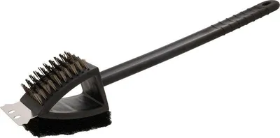 Produktbild von Bürste Strend Pro Grill, 3in1, mit Schaber und Drahtbürste, zur Grillreinigung, 8x6x37 cm