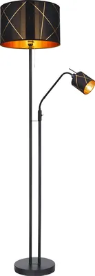 Produktbild von Globo Lighting Stehleuchte Metall schwarz, 1x E27