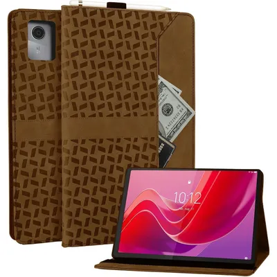 Immagine prodotto di Custodia protettiva per tablet Lenovo Tab M11 da 11 pollici (TB330FU) modello 2024, con supporto per penna, colore marrone