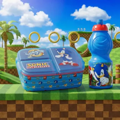Produktbild von Sonic the Hedgehog 2 teiliges Lunch Set