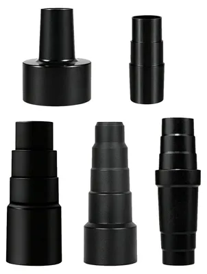 Productafbeelding van 5 stuks slangadapters universeel van rubber, stofzuigeradapter