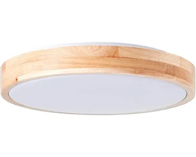 Immagine prodotto di Plafoniera LED Brilliant Plafoniera LED Slimline da parete e da soffitto, 35 cm, 2400 lm, 3000 K, legno chiaro/bianco
