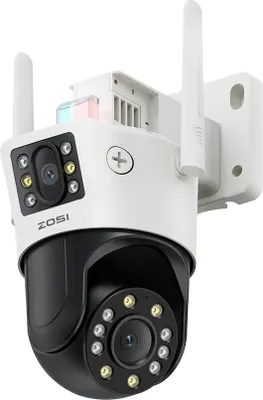 Obrázek produktu pro Bezpečnostní kamera ZOSI, 8MP s duálním objektivem, úhel záběru 107°, C298 Max
