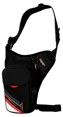Produktbild von Motorrad Beintasche für Herren, wasserabweisend mit großem Hauptfach und reflektierenden Streifen für Motorradreisen und den täglichen Gebrauch