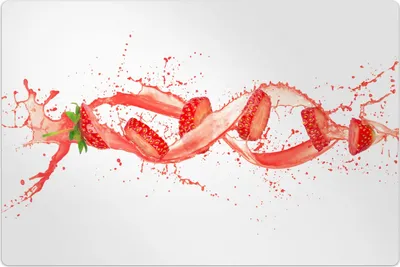 Produktbild von Küchenmatte 150x225 cm Vinylmatte Bodenmatte Dekoration - Splash Früchte Spritz