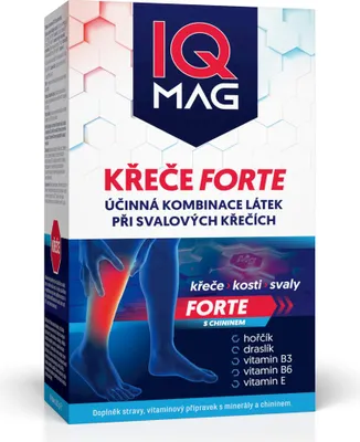 Obrázek produktu pro IQ Mag Stop křečím Forte - silnější úleva od křečí 60 tbl