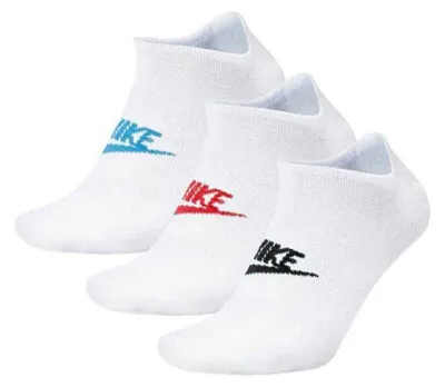 Immagine prodotto di Nike - Calzini "Everyday Essential" per uomo/donna unisex (confezione da 3) PP4879 (34 EU - 38 EU) (bianchi/colorati)