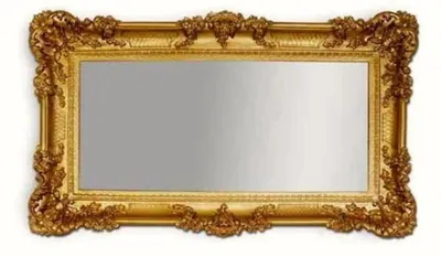 Produktbild von Wandspiegel Barock - 96 x 57 cm - Goldene Dekoration - s Design