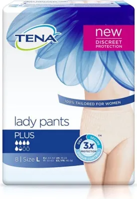 Produktbild von Tena Lady Pants - Silhouette Plus Large 8 Stück