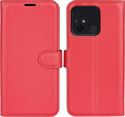 Produktbild von Xiaomi Redmi 12C Hülle - Coverup Klapphülle - Rot