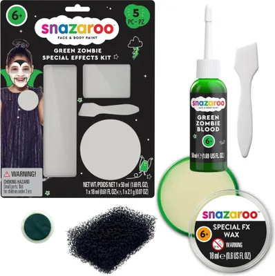 Zdjęcie produktu dla Zestaw zombie SNAZAROO FX z woskiem i sztuczną krwią na efektach specjalnych
