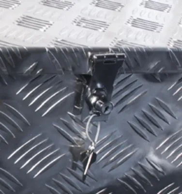 Anhänger-Aufbewahrungsbox aus Aluminium Werkzeugkasten Aluminium 760x300x235