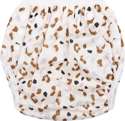 Produktbild von Swim Essentials Schwimmwindel – Khaki – Leopardenmuster