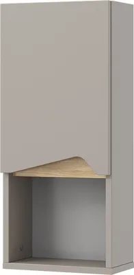 Produktbild von Badschrank Vicco Marelle Greige 30 x 67 cm mit Tür und offenem Fach, Model 47659