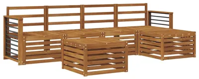 Produktbild von vidaXL Sofagarnituren 6 pcs Natur Massivholz Akazie