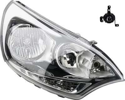 Zdjęcie produktu dla Johns, Reflektory halogenowe pasujące do Kia Rio UB 09/11- H7 H1 Re. Pasażer + przeciwmgielne. 921021W220 921021W280 922021W210