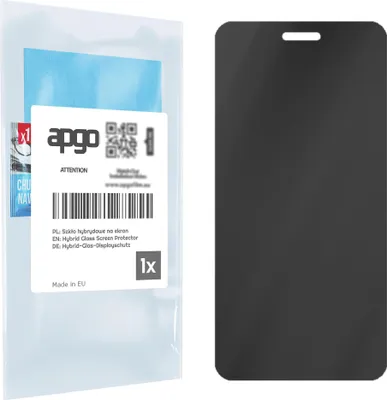 Produktbild von apgo Displayschutzglas Anti-Spähen Schutzglas für Lenovo K6 - Blickschutzglas Bildschirmschutz, 7H Hybrid Schutzglas mit Keramikbeschichtung [Matt, Full Glue, Anti-Spy]