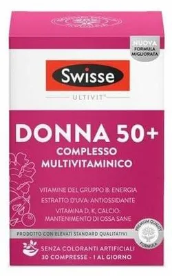 Immagine prodotto di Swisse Multivitaminico Donna 50+ 30 Compresse