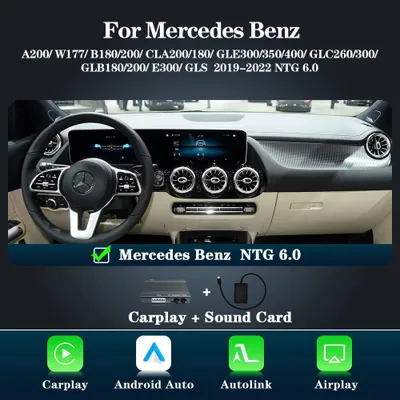 Productafbeelding van Android Auto Adapter – Draadloze CarPlay Adapter – Multimedia Interface – Plug & Play – Met Bluetooth