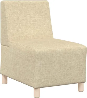 Zdjęcie produktu dla Modułowa sofa bez podłokietników Kremowa 55 cm Tkanina