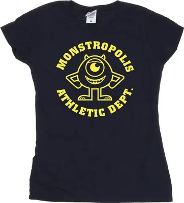 Produktbild von Disney - "Monsters University Monstropolis" T-Shirt für Damen BI49517 (XL) (Marineblau)