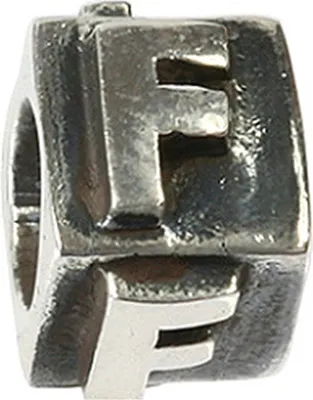 Produktbild von Carlo Biagi Bead Buchstabe F Silber European Beads BLPF