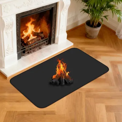 Imagen del producto de Alfombrilla ignífuga, protección contra incendios, para interior y exterior, 100x70 cm, protege contra chispas