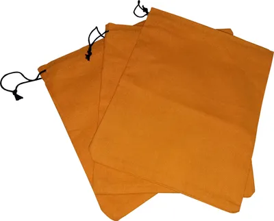 Produktbild von 100 Baumwollbeutel mit Kordelzug 16x18 cm orange