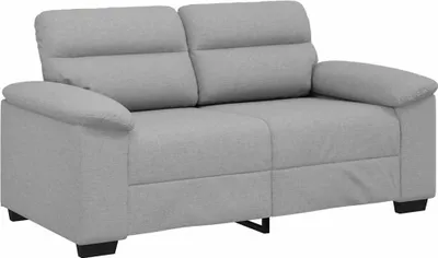 Produktbild von vidaXL 2-Sitzer-Sofa Wolkengrau 160x81x84 cm Stoff